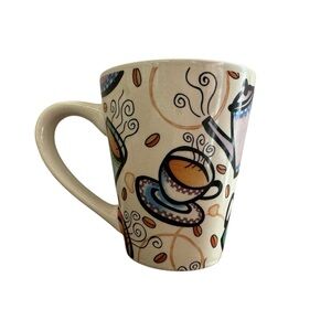 California Pantry | 1999 Y2K Global Coffeehouse Ceramic Cup